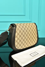 GUCCI - Horsebit Shoulder Bag in Leather (4 Renk)