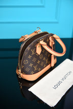 LOUIS VUITTON - Alma BB Bag in Suede (6 Renk)