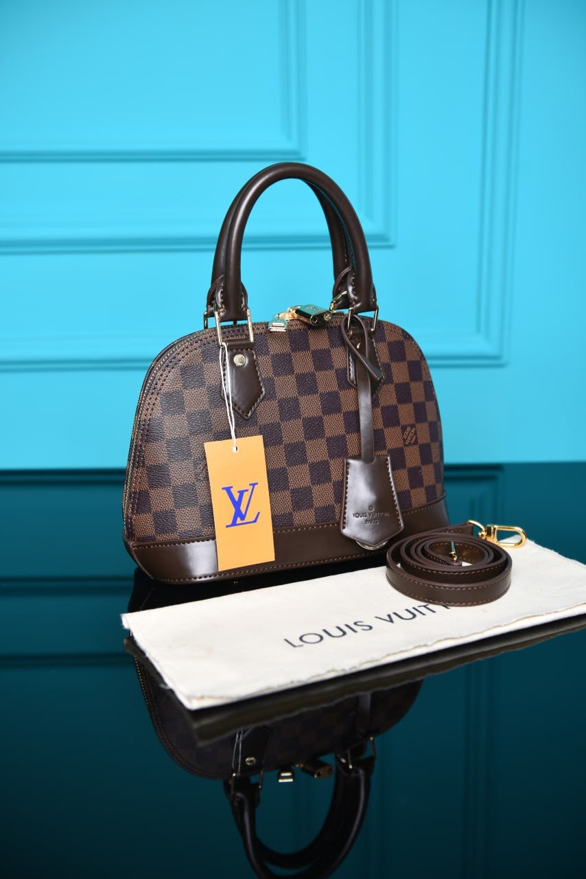 LOUIS VUITTON - Alma BB Bag in Suede (6 Renk)