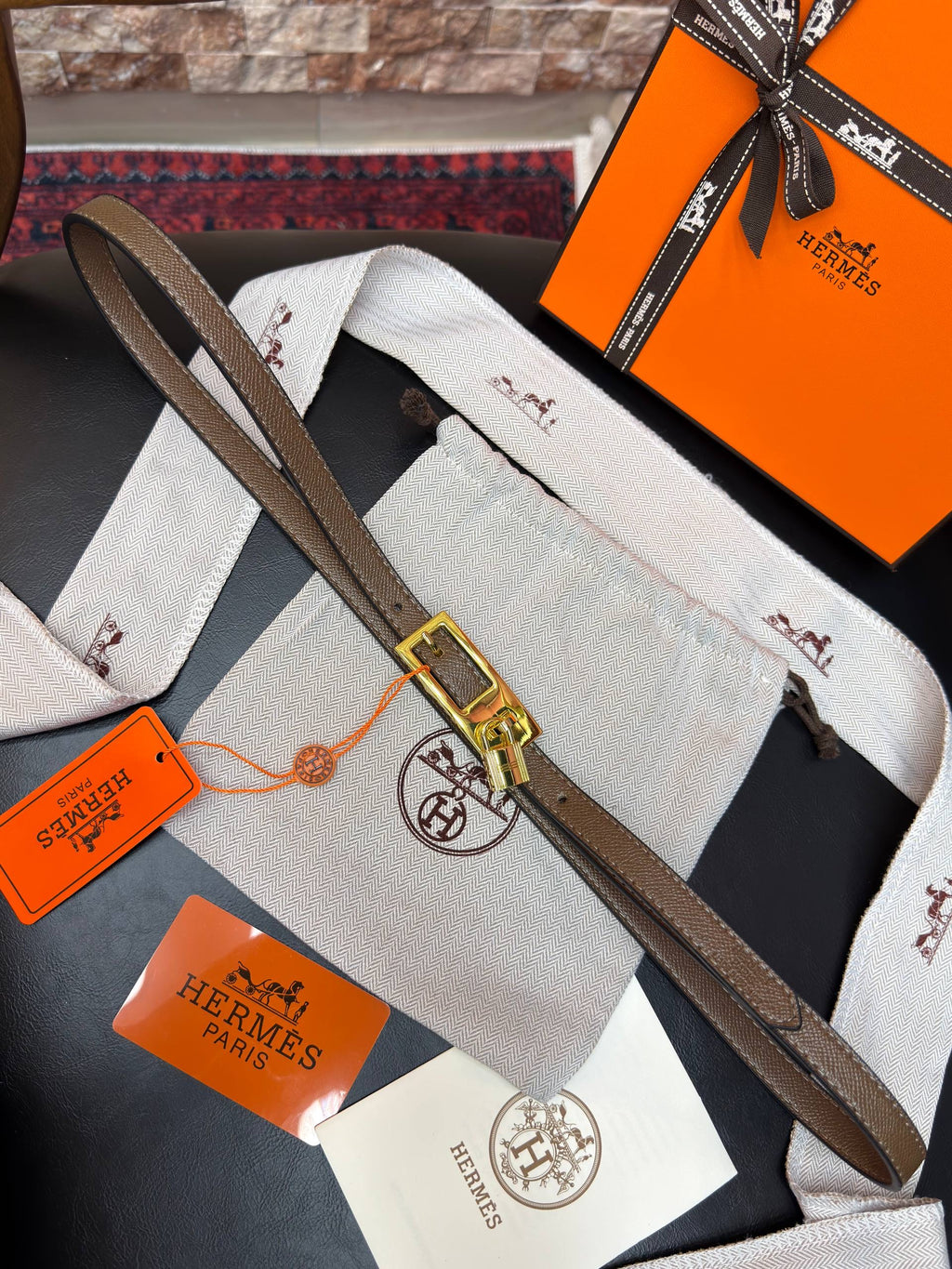 Hermes İthal Kemer Gold Aksesuar 1.7 cm