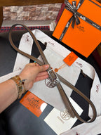 Hermes İthal Kemer Silver Aksesuar 1.7 cm