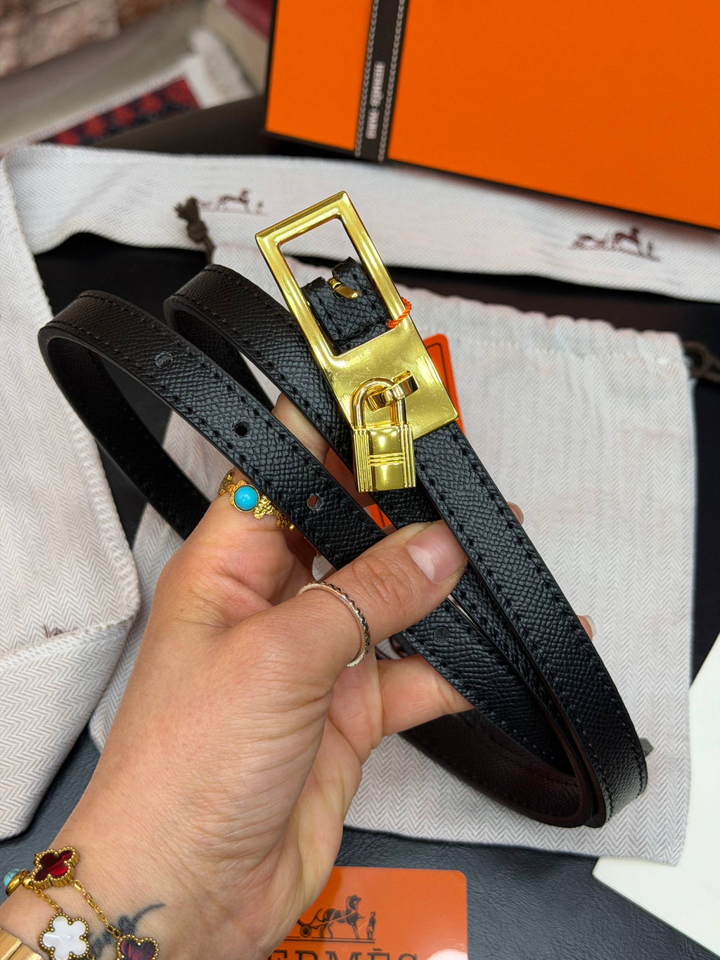 Hermes İthal Kemer Gold Aksesuar 1.7 cm