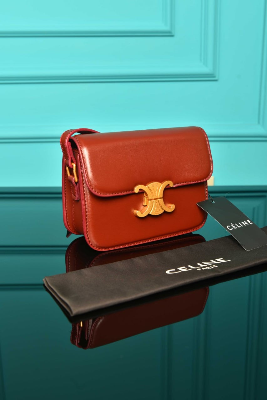 CELINE - Classique Triomphe Bag in Shiny (7 Renk)