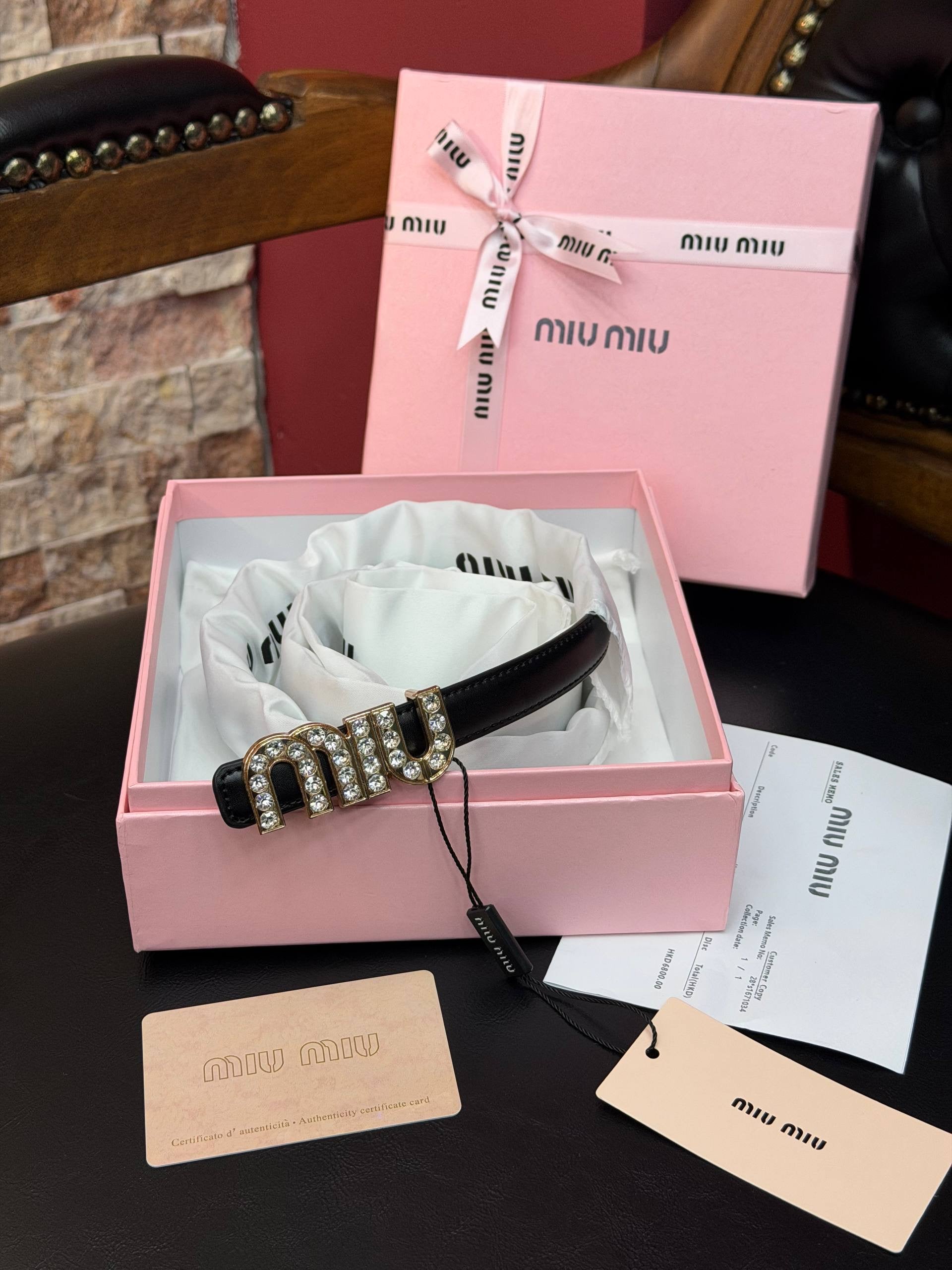 MiuMiu İthal Kemer 1,7 cm