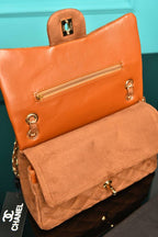 CHANEL - 2.55 Double Flap Bag in Suede (5 Renk)