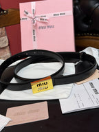 MiuMiu İthal Kemer 2,5 cm
