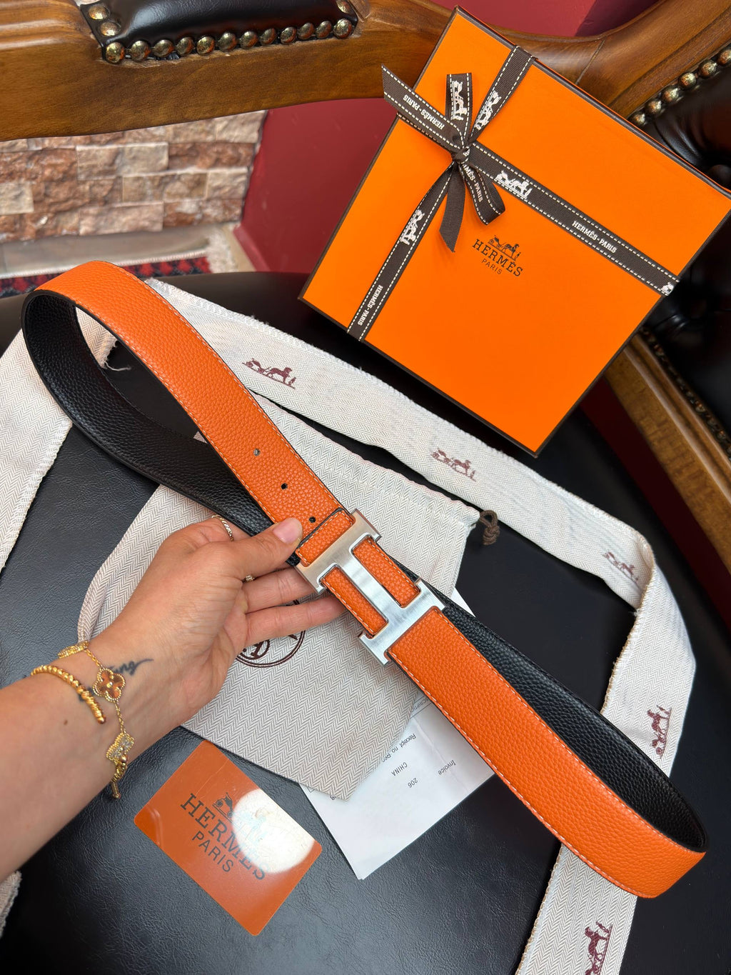 Hermes İthal Kemer 3,5 cm
